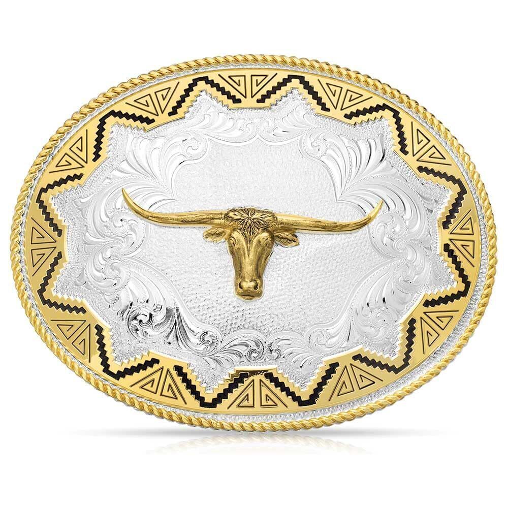 4354 Western Lifestyle Texas/Longhorn Made in the USA Belt Buckle Southwest